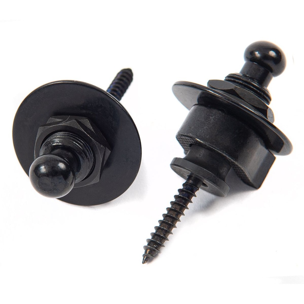 Guitar Tech Straplocks-Black-PACK2