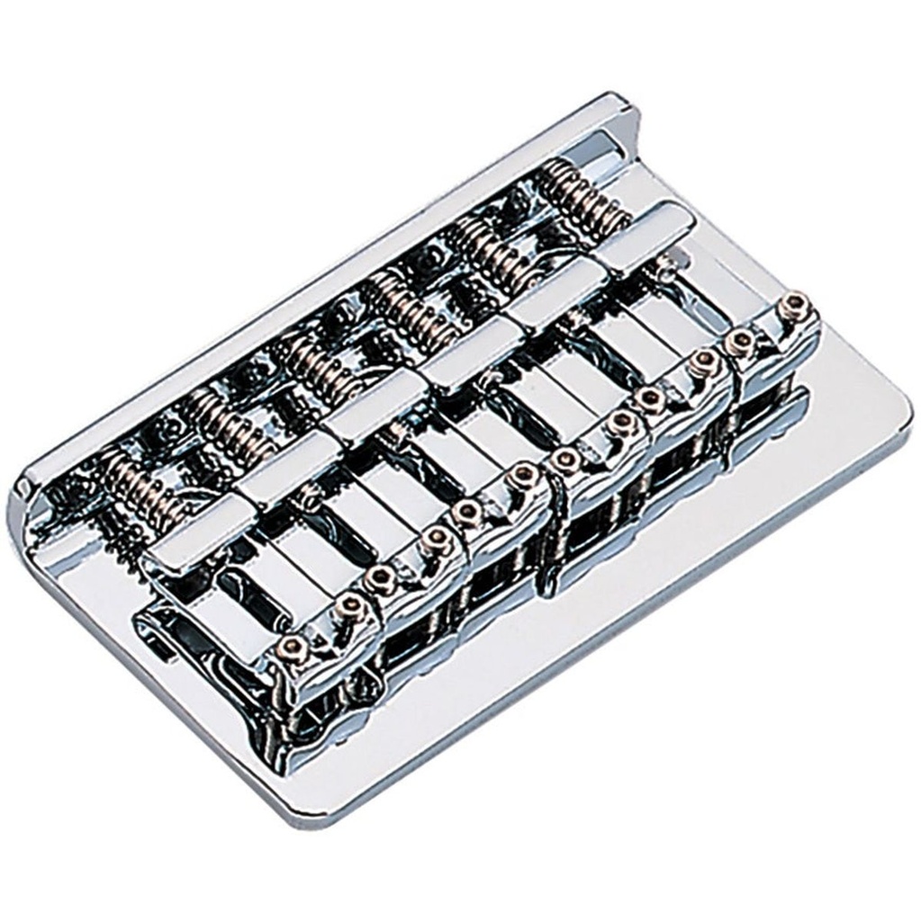 Guitar Tech Bent Steel Saddle Bridge-Chrome