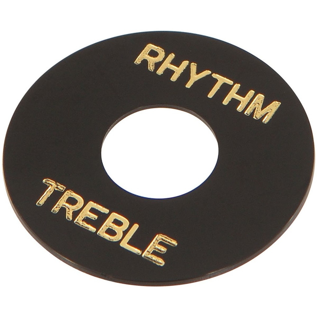 Guitar Tech 3 Way Toggle Switch Surround - Black