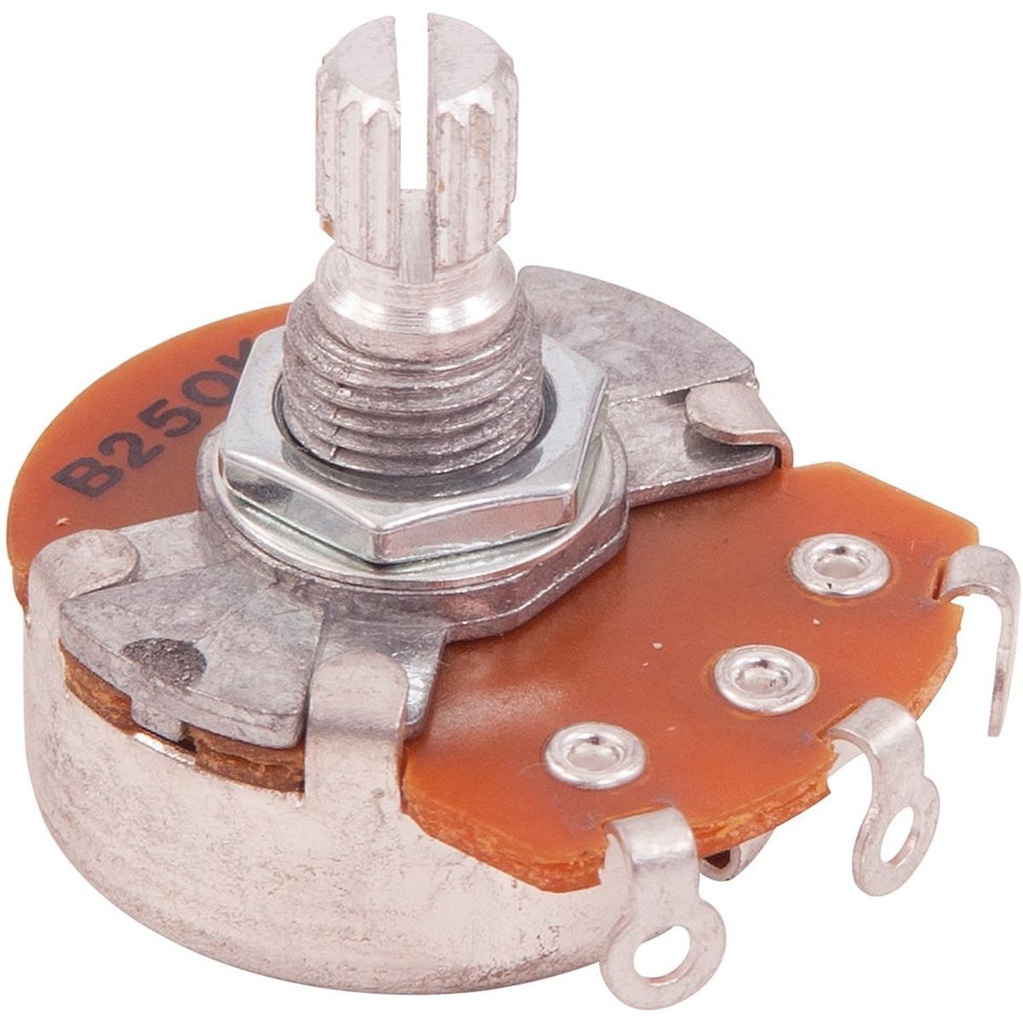 Guitar Tech Potentiometer - 250K Volume - 15mm Shaft