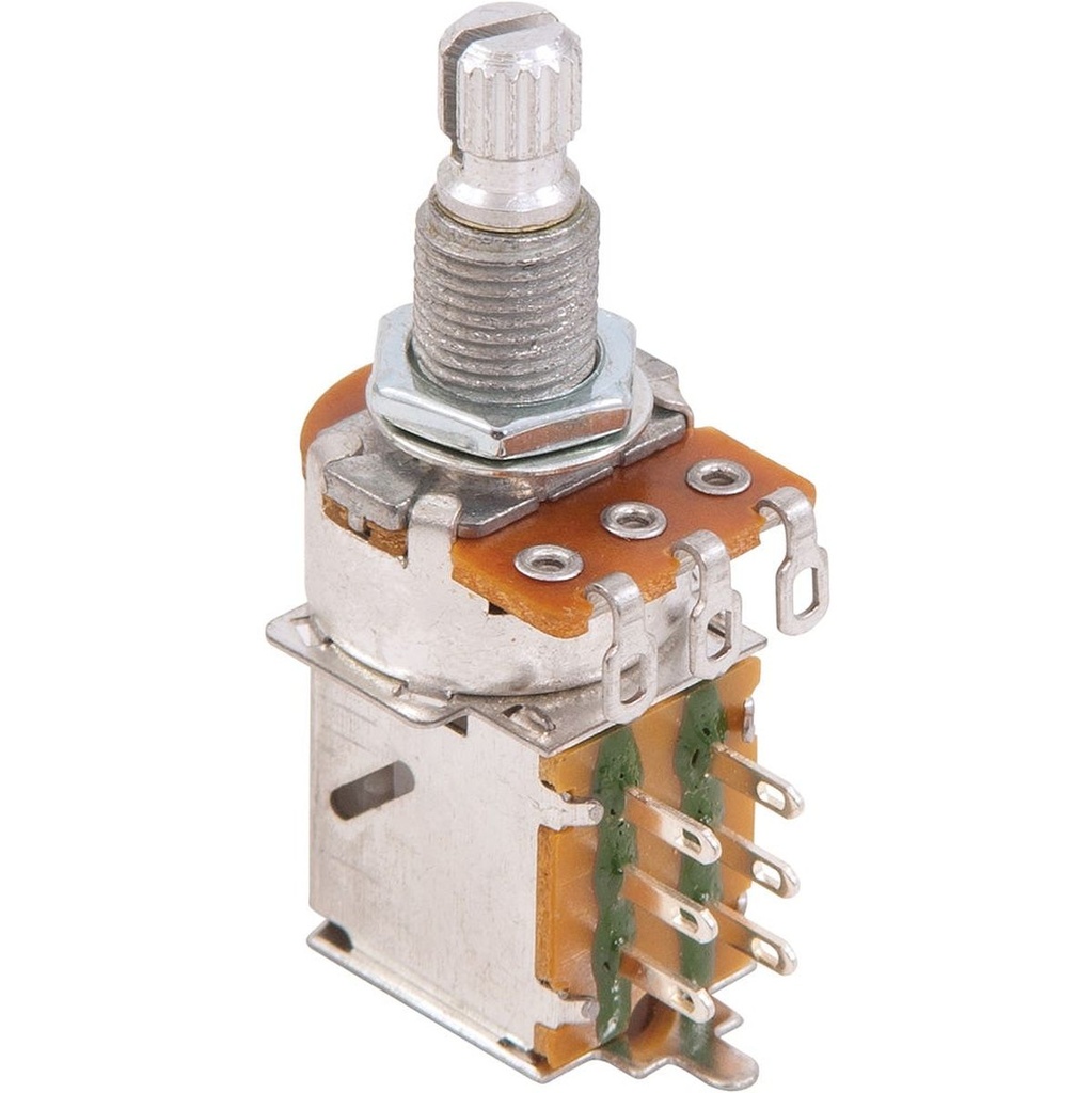 Guitar Tech Pushpull Pot - 250K Tone - 18mm Shaft