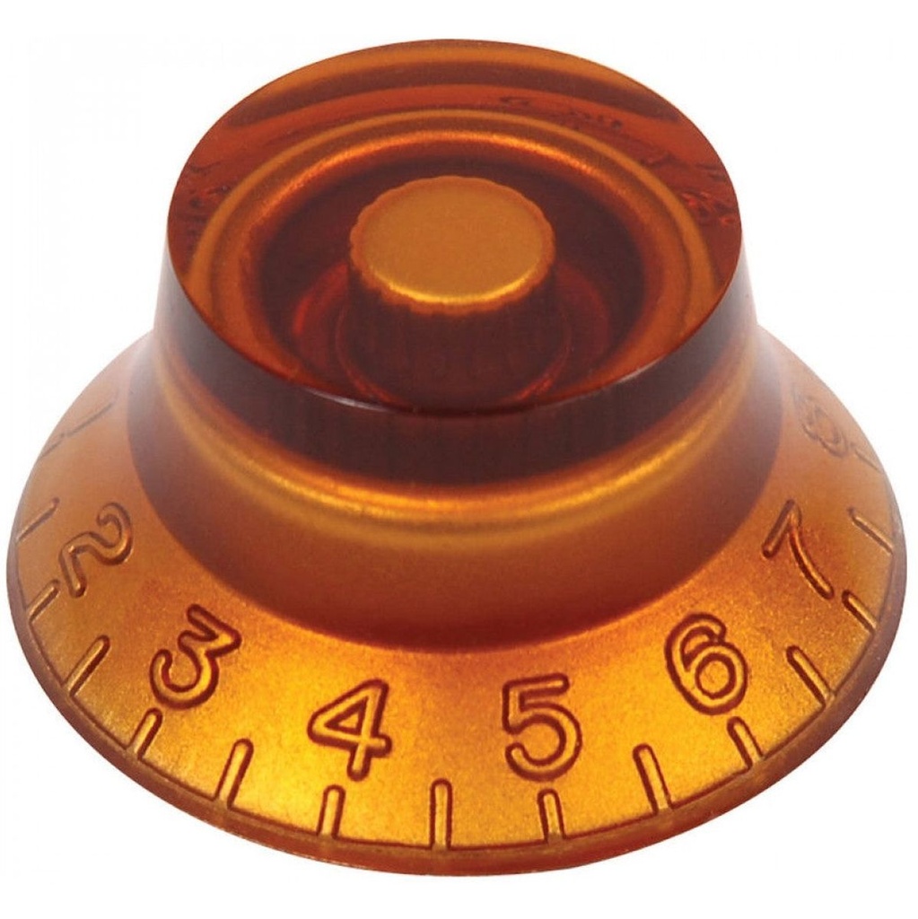 Guitar Tech Bell Knobs-Amber SET2