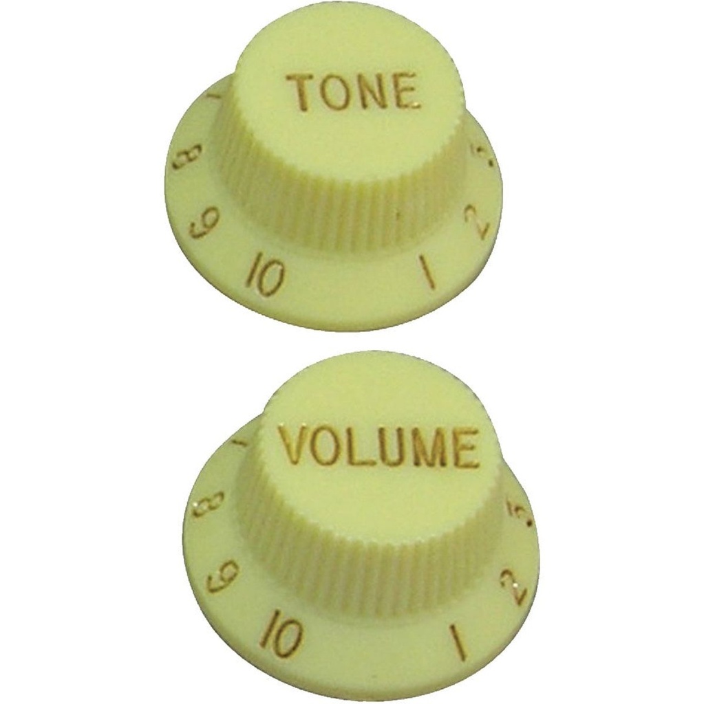 Guitar Tech Control Knobs-Cream-SET3