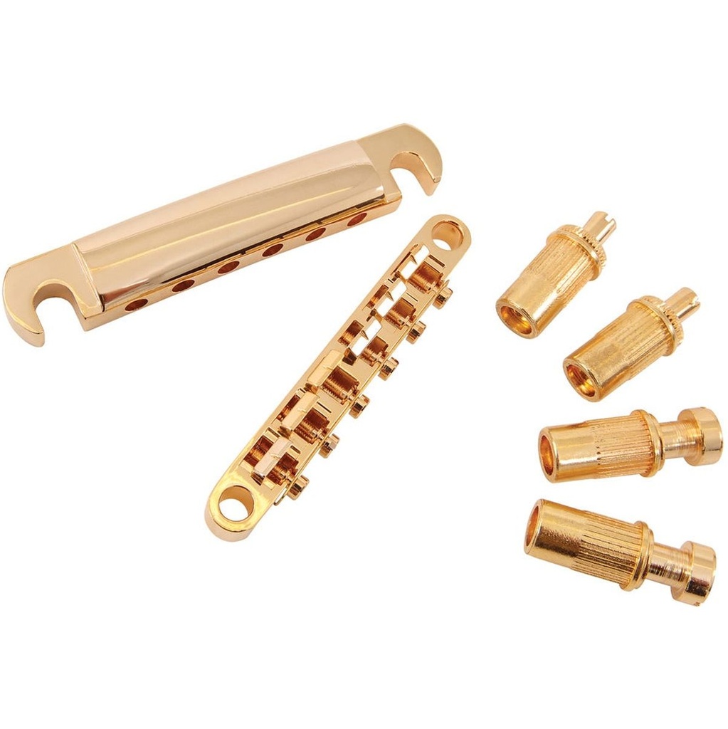 Guitar Tech LP Style Bridge &amp;amp; Saddle-Gold