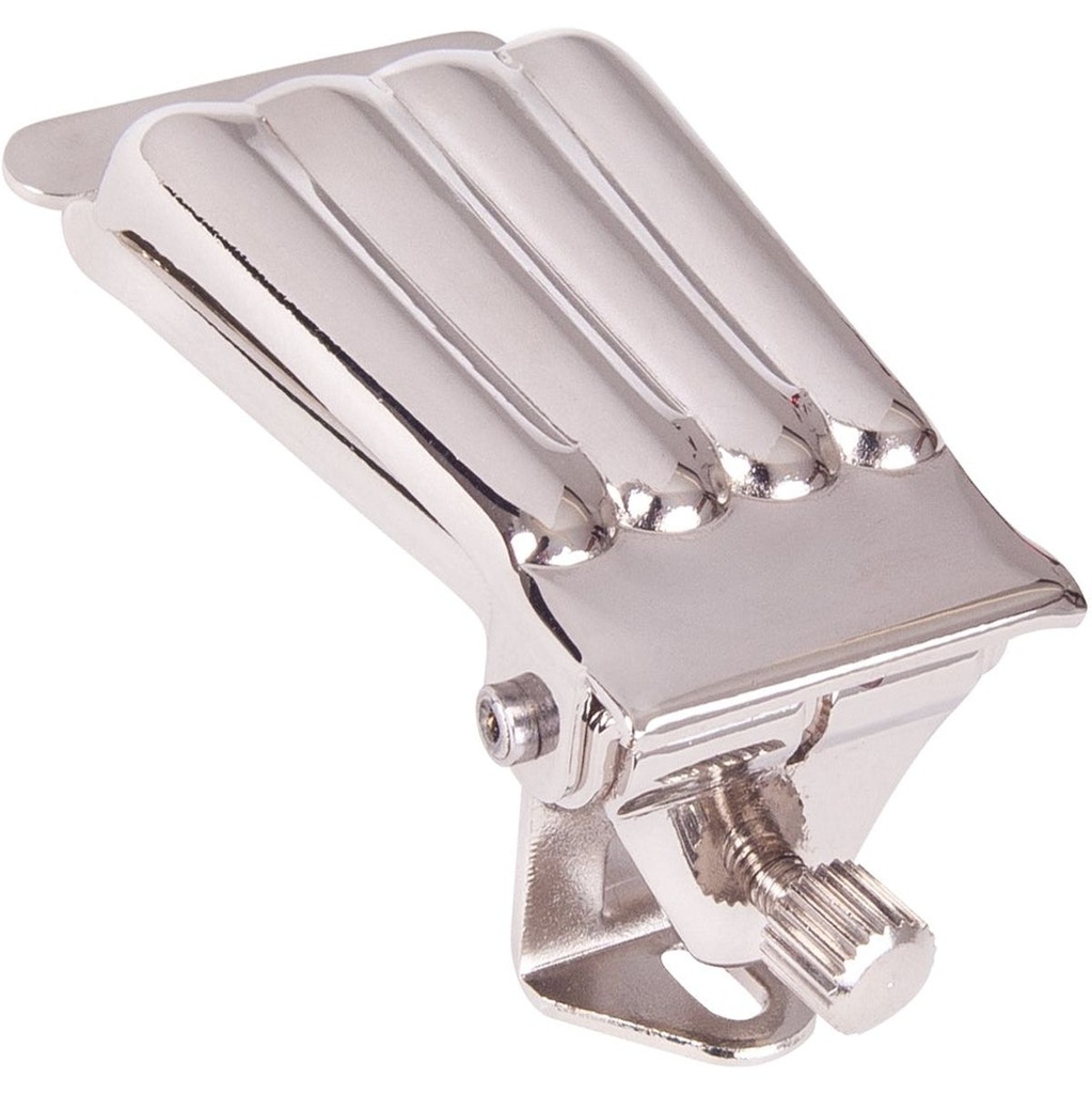 Guitar Tech Banjo Tailpiece - Clamshell-Chrome