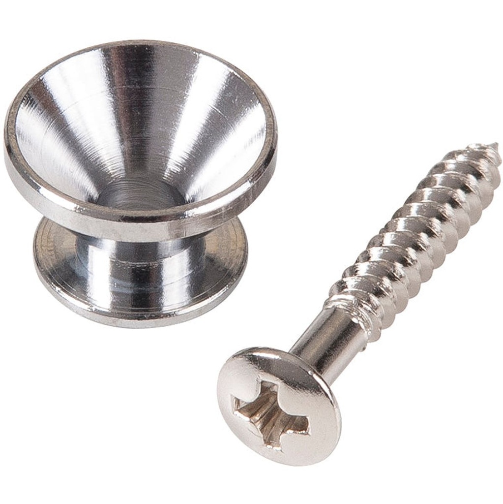 Guitar Tech Endpin-Chrome w/ Screw - Pack Of Two Pces
