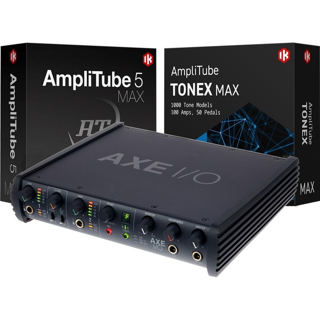 IK Multimedia AXE I/O + AmpliTube 5 MAX Bundle