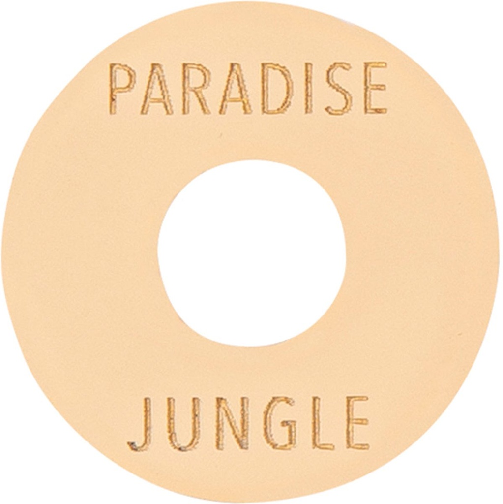 Joe Doe Poker Chip In Aged White - Paradise - Jungle