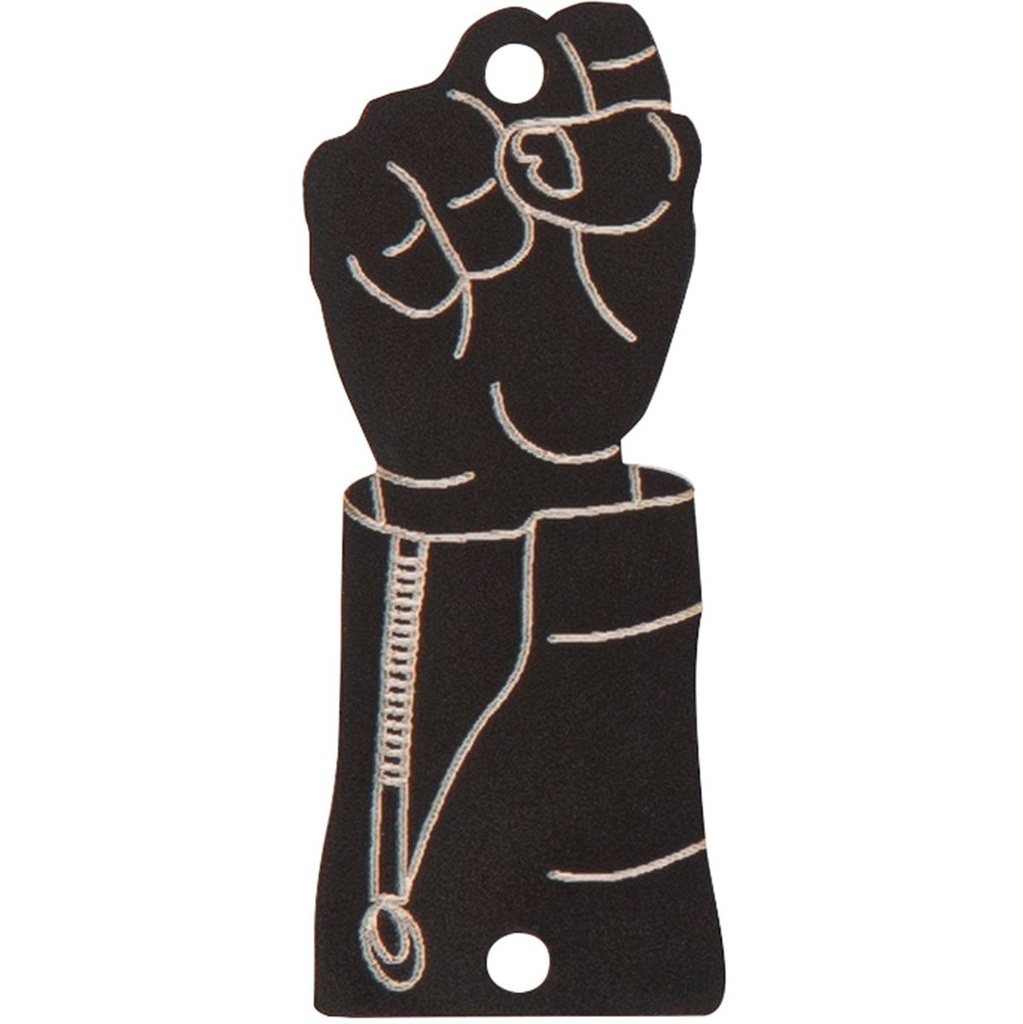 Joe Doe Truss Rod Cover In Aged Black - Fist Bump