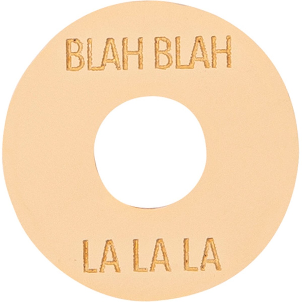 Joe Doe Poker Chip In Aged White - Blah - Lalala