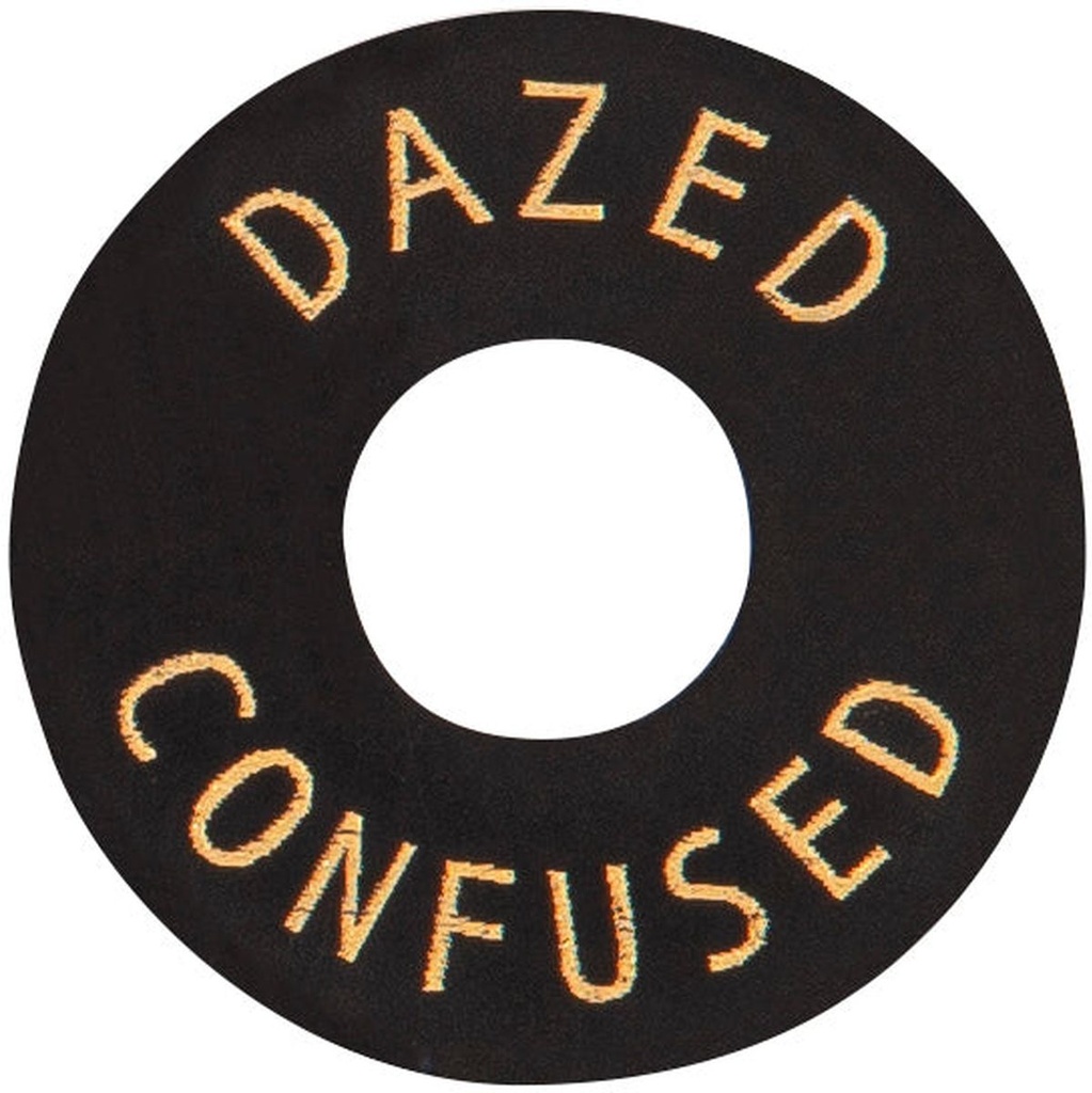Joe Doe Poker Chip In Aged Black - Dazed - Confused