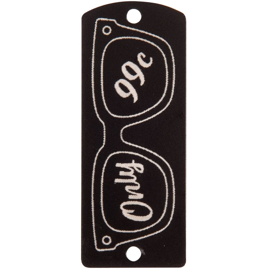 Joe Doe Truss Rod Cover In Aged Black - Cheap Sunglasses