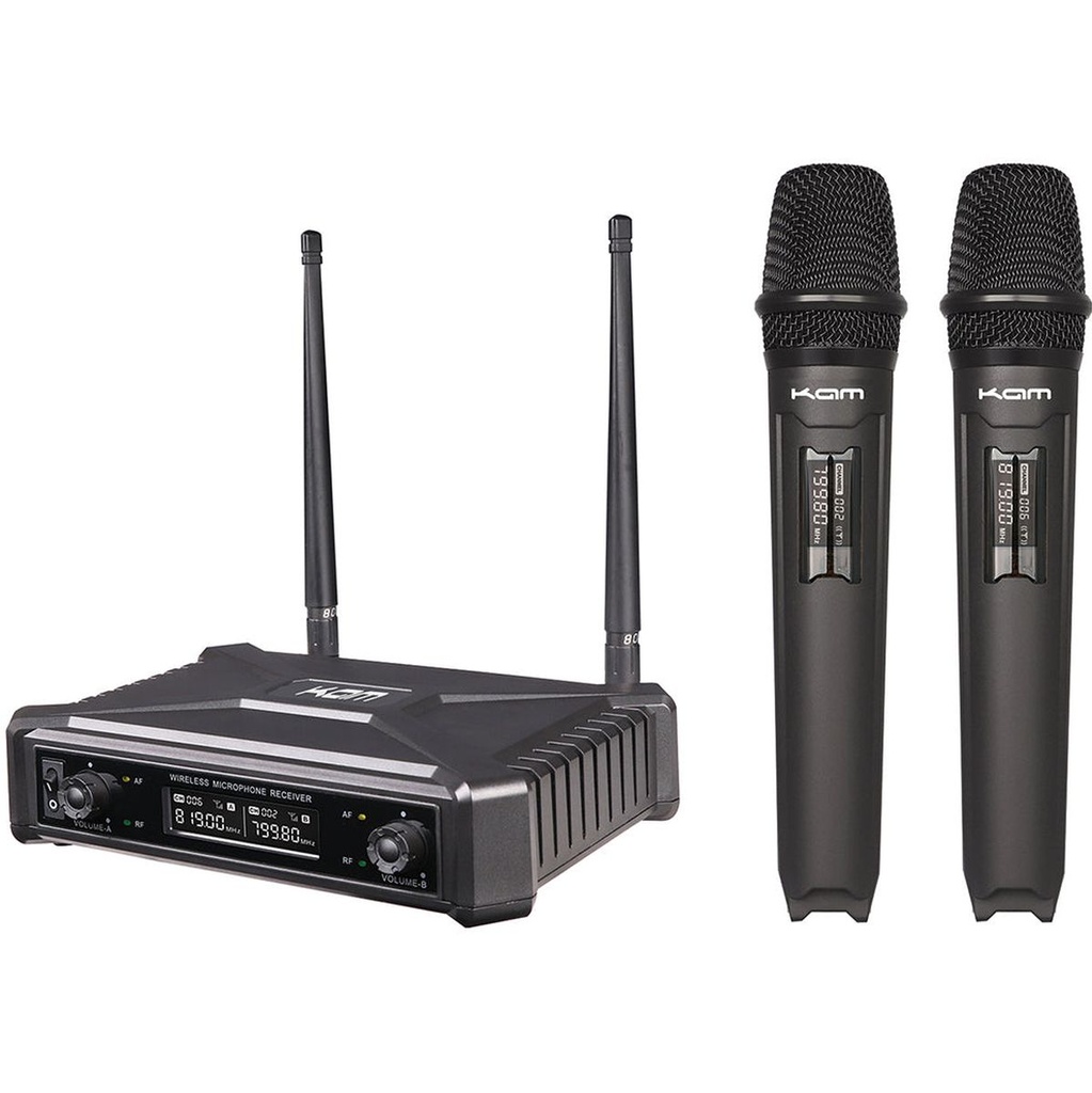 Kam Radiomic Fixed Frequency ONE Channel Two Mic