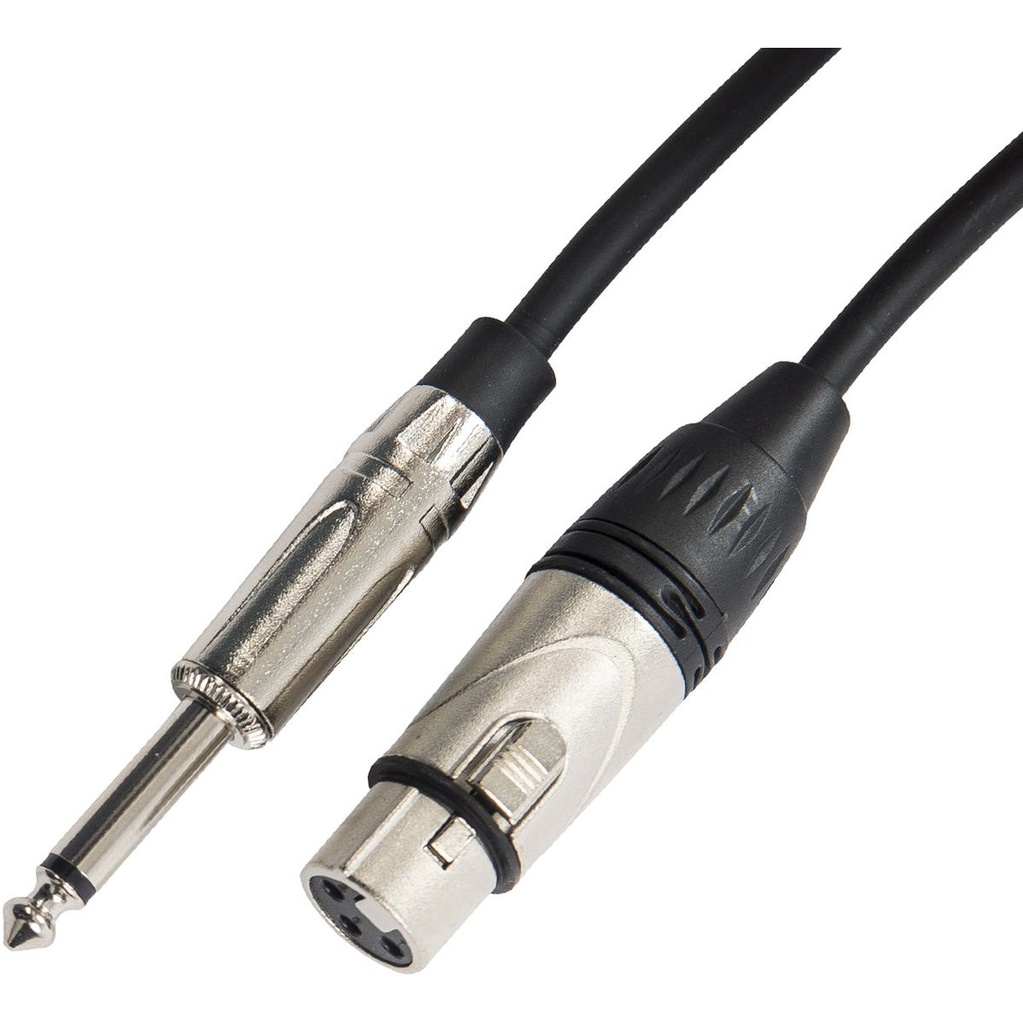 Kinsman Deluxe MONO Microphone Cable - 10FT