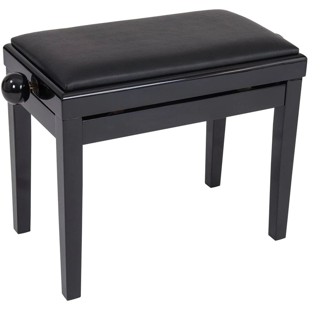 Kinsman Adjustable Piano Bench - Polished Gloss Black