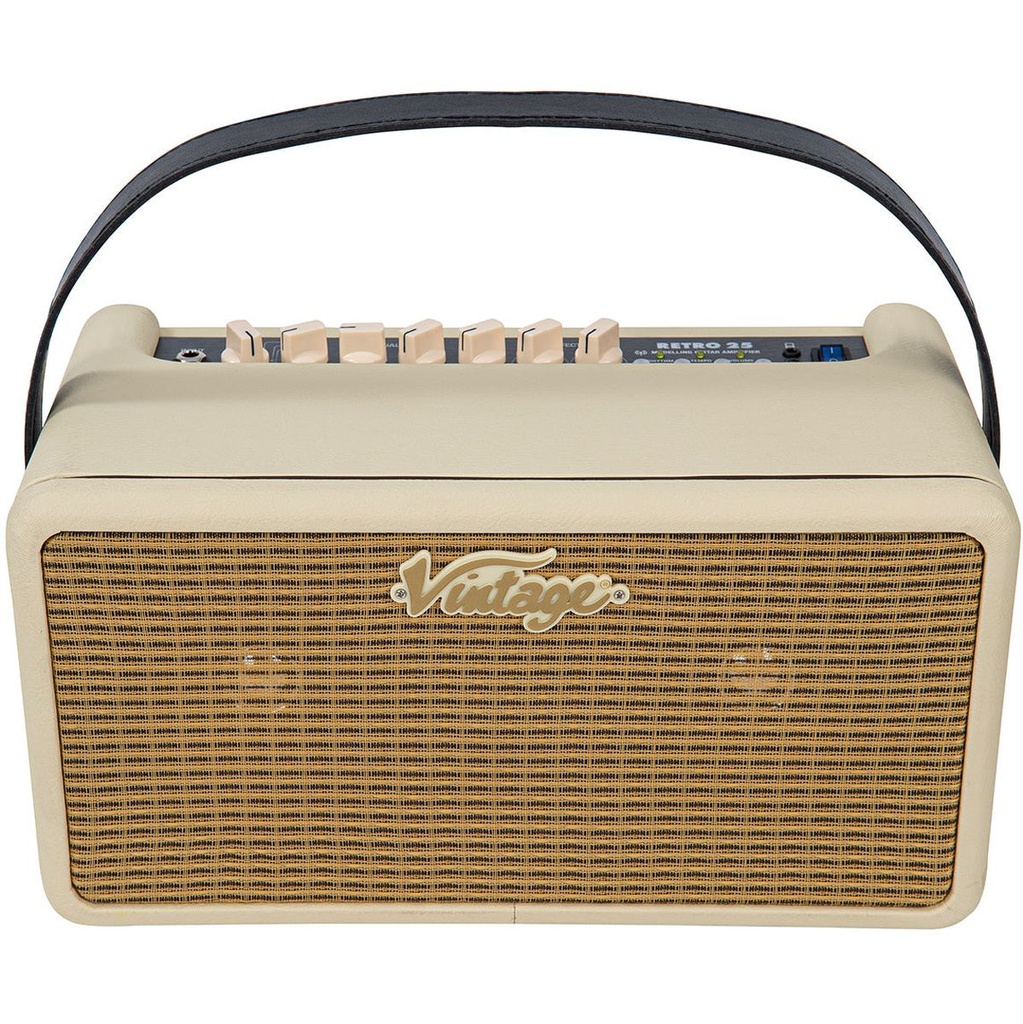 Kinsman Vintage Retro 25 Amplifier w/ DSP - Vintage White