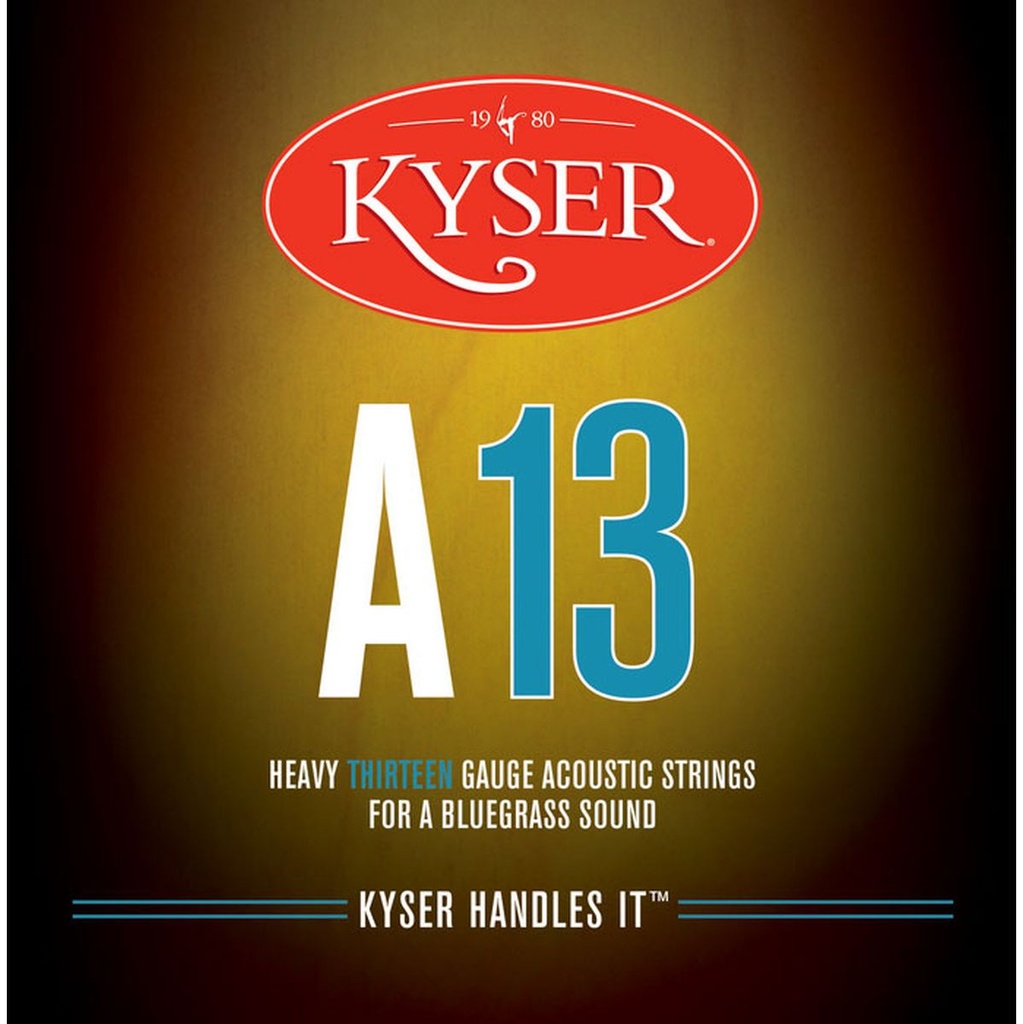 Kyser Guitar Strings - Acoustic 13s Bluegrass Heavy 12 Gauge