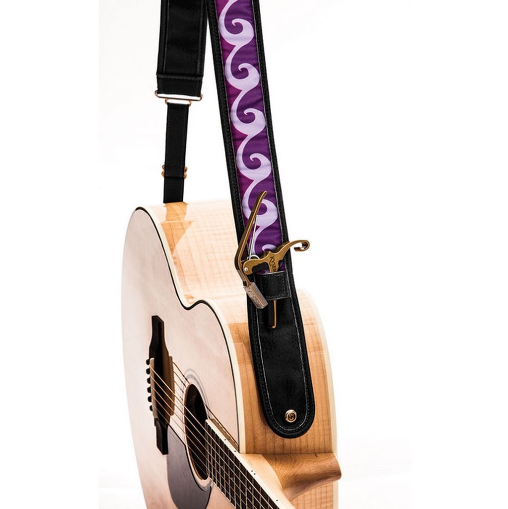 Kyser Guitar Strap - Sea Wave Black