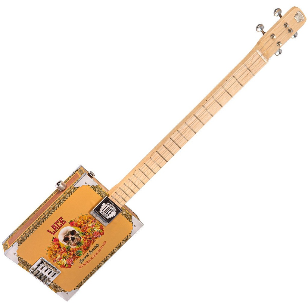 Lace Electric Cigar Box Guitar - Secret Society - 4 String