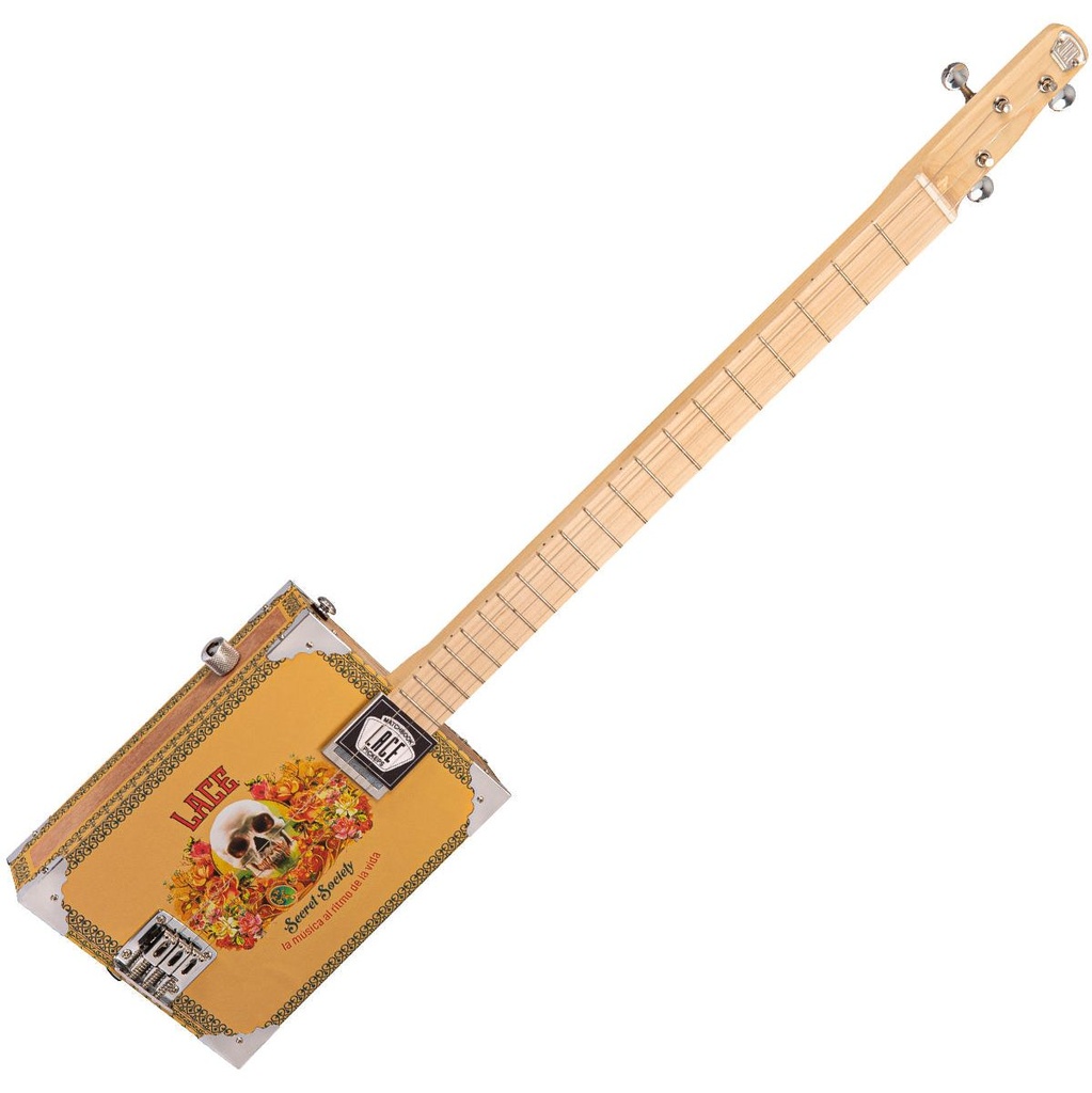 Lace Electric Cigar Box Guitar - Secret Society - 3 String