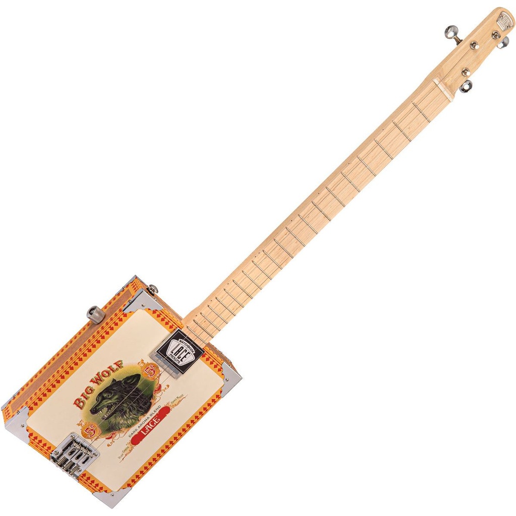 Lace Electric Cigar Box Guitar - Big Wolf - 3 String
