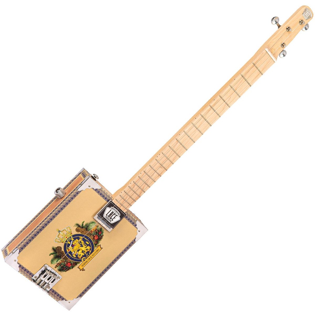 Lace Electric Cigar Box Guitar - Royalty - 3 String