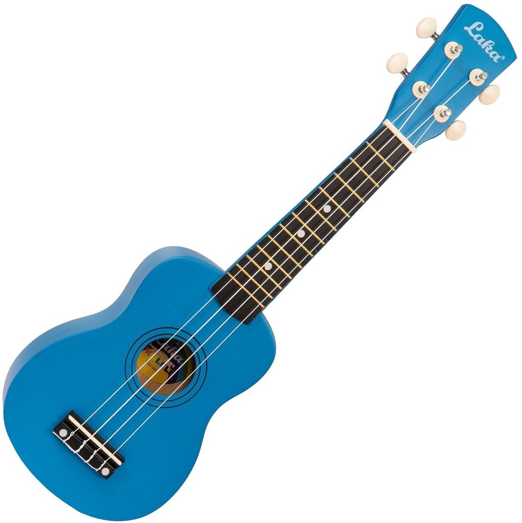 Laka Rainbow Series Ukulele &amp;amp; Bag - Blue