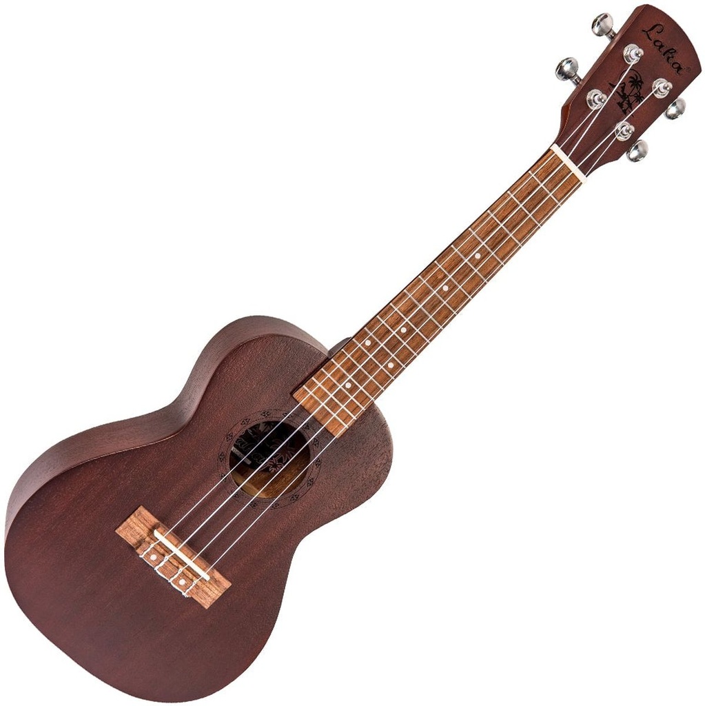 Laka Sapele Series Concert Ukulele &amp;amp; Bag - Chocolate