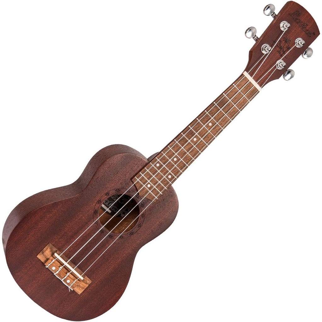Laka Sapele Series Soprano Ukulele &amp;amp; Bag - Chocolate