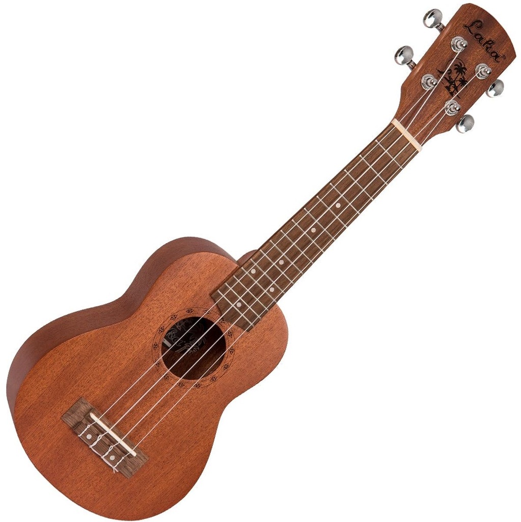 Laka Sapele Series Soprano Ukulele &amp;amp; Bag - Natural Mahogany