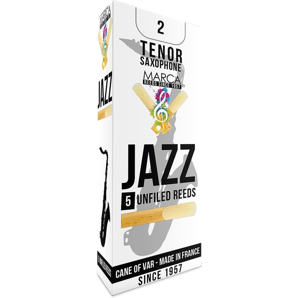 MARCA Reed Saxophone Tenor Jazz - Unfiled 2 - PK Of 5