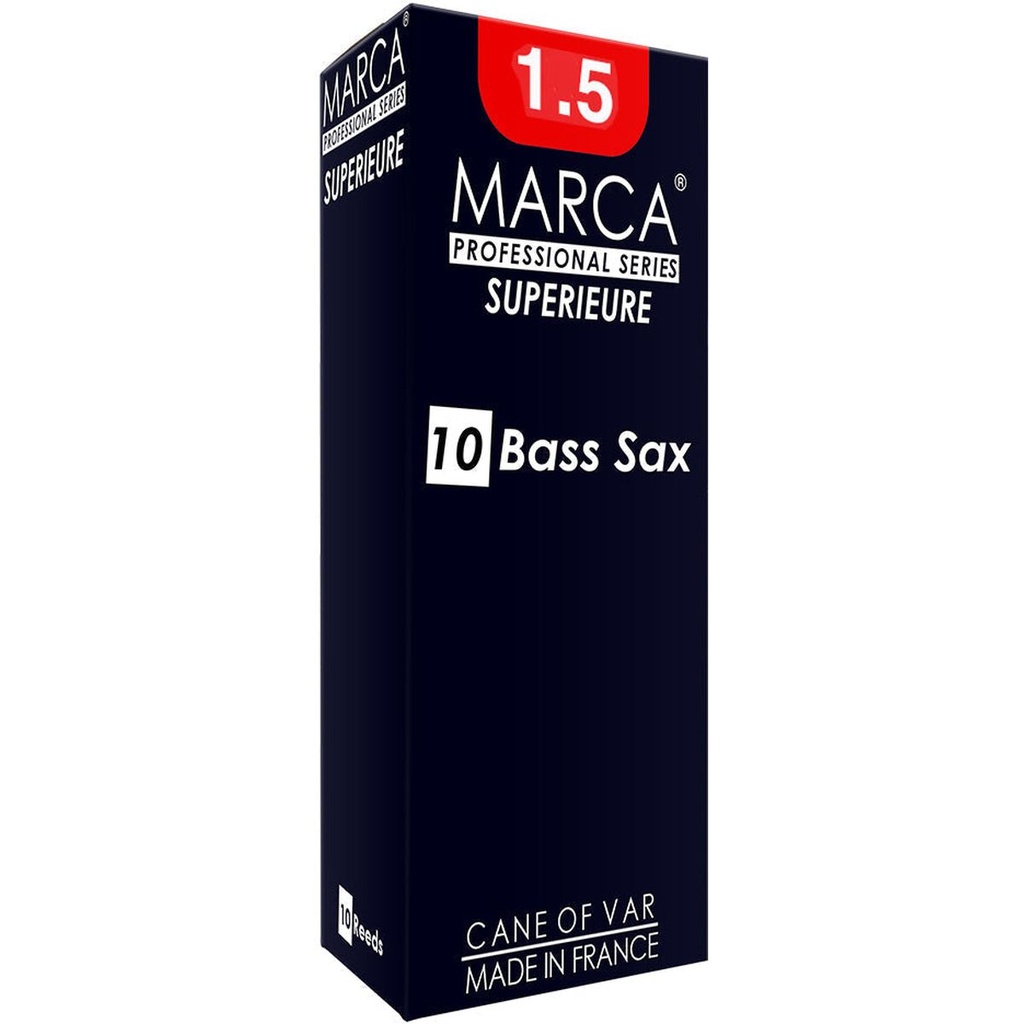 MARCA Reed Saxophone Bass Superieure 1.5 - PK Of 5