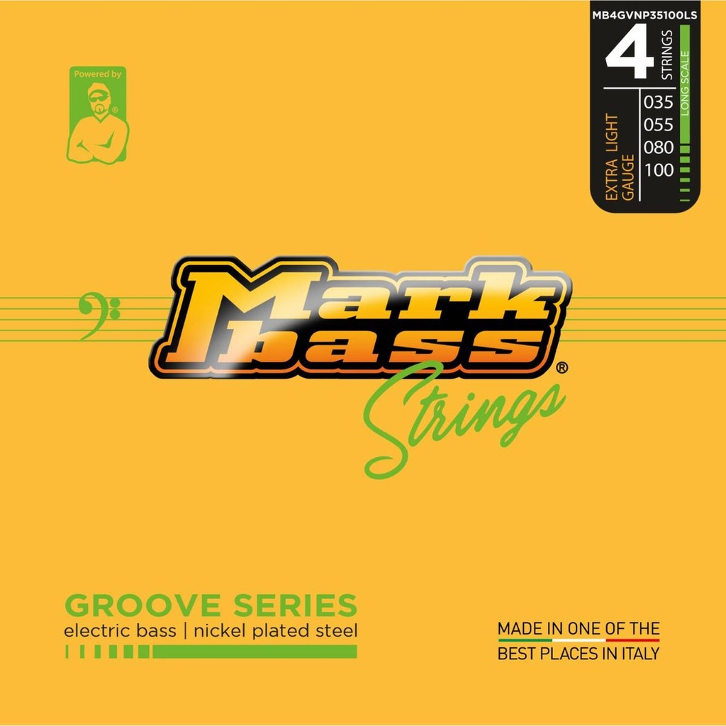 Markbass Strings Groove Series Strings 1 - 035 055 080 100 - MB4GVNP35100LS