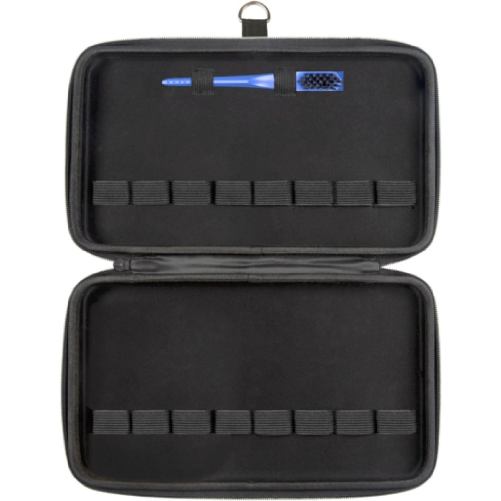 MusicNomad Nut File Storage Case w/ Cleaning Brush For 16 Files - MN684