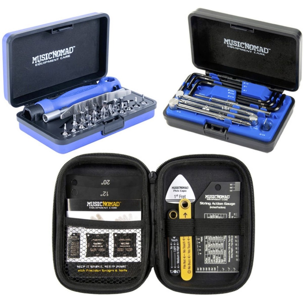 MusicNomad Starter Kit Bundle - MN229 MN235 MN604 Shrink-Wrapped Together