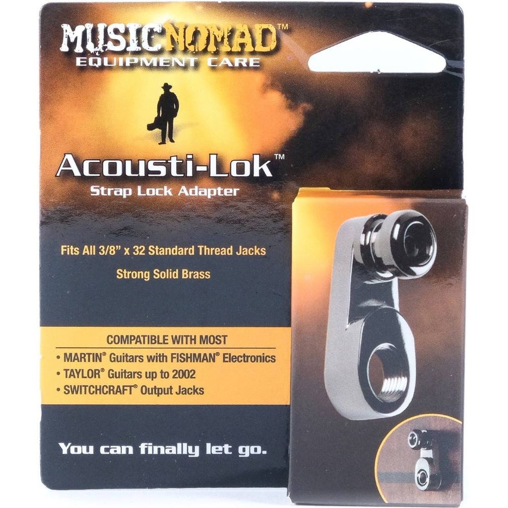 MusicNomad Lock Adapter For Standard Output Jacks - MN270