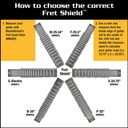 MusicNomad Fret Shield Fretboard Protector Guard For P-25 Guitar Fret Scale