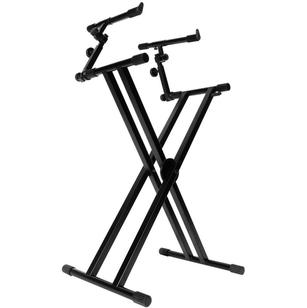 OnStage Double X 2 Tier Keyboard Stand
