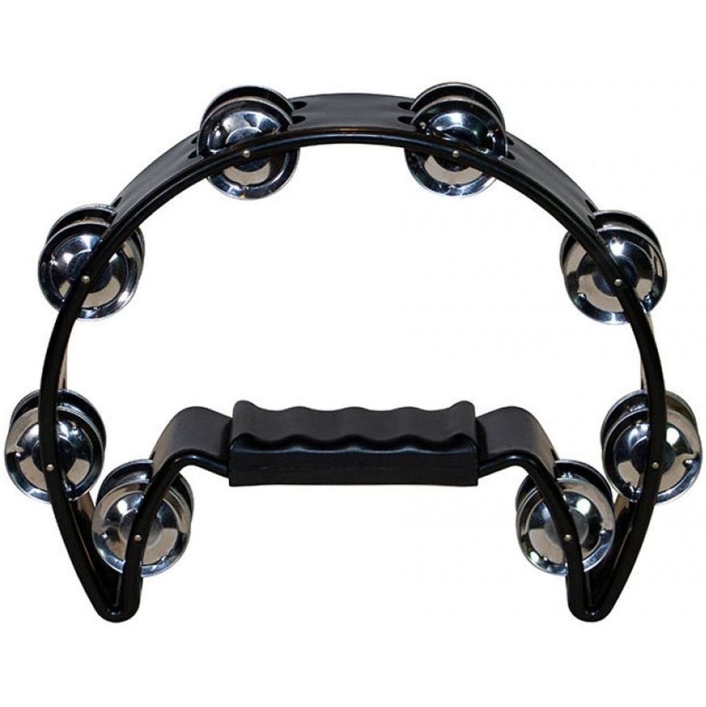 OnStage Half Moon Tambourine - Black