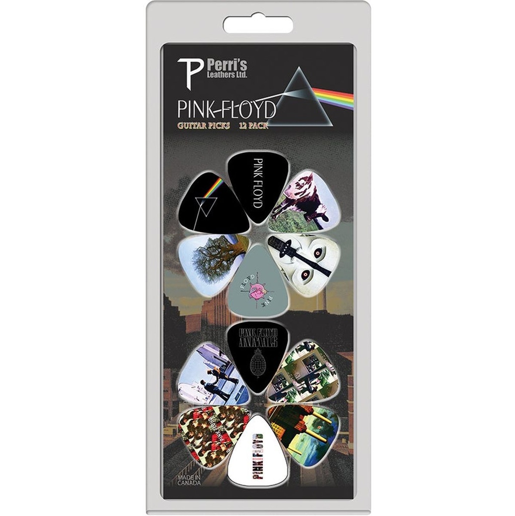 Perris 12 Pack Pink Floyd Picks