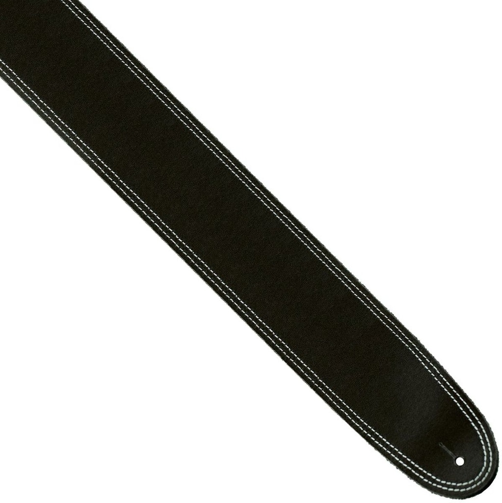 Perris 175 Double Stitched 2.5 inch Leather Strap - Dark Brown