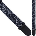 Perris 7641 2 Black Bandana Fabric Guitar Strap