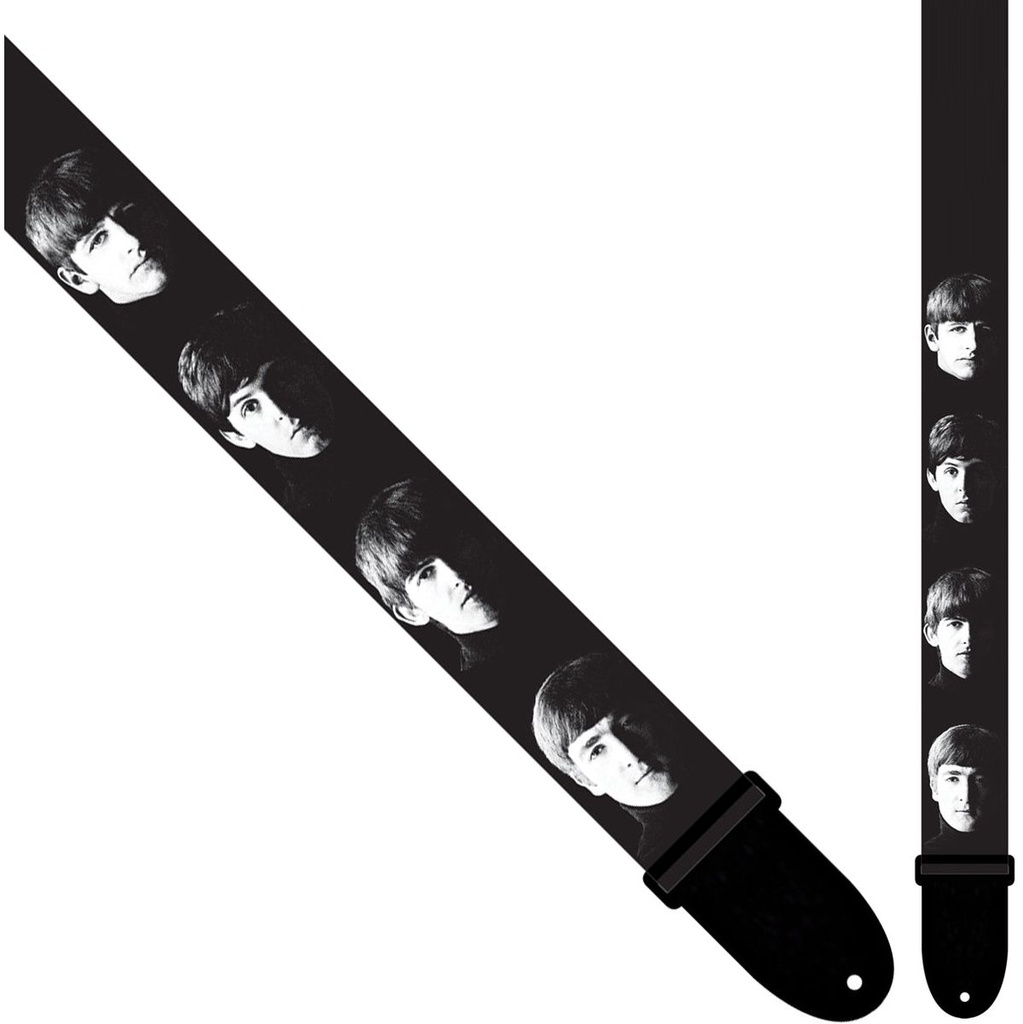 Perris 6104 The Beatles Blackwhite Portraits Poly Guitar Strap