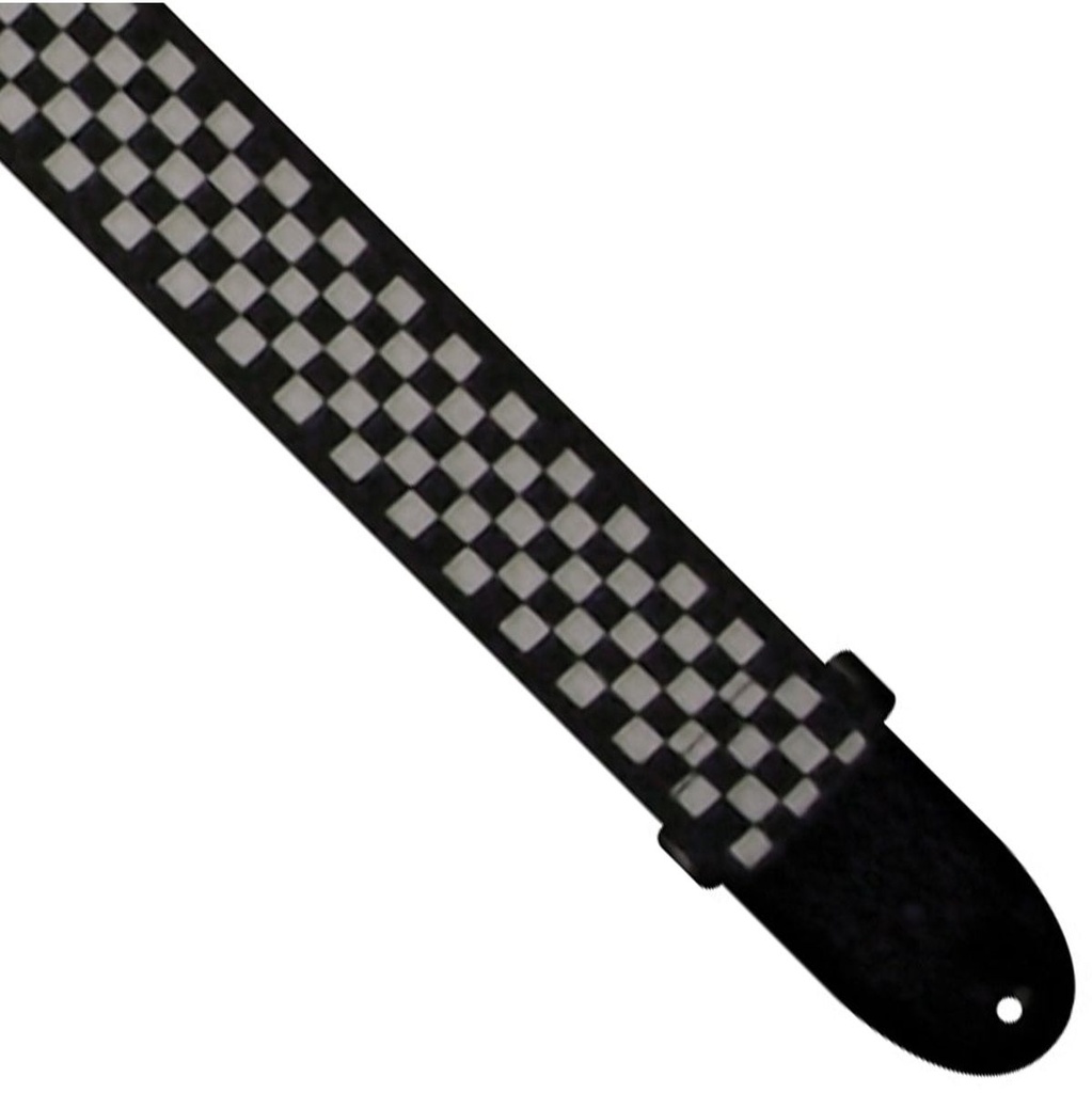 Perris 591 Webbing Black And White Chequer