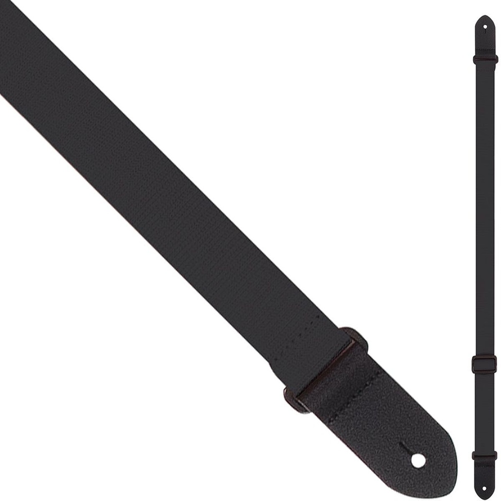 Perris 1973 Ukulelejr Guitar Strap - Black