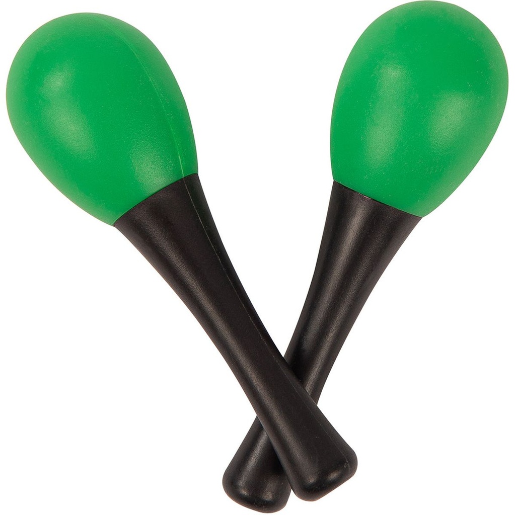 PP Early Years Plastic Maracas - Blackgreen