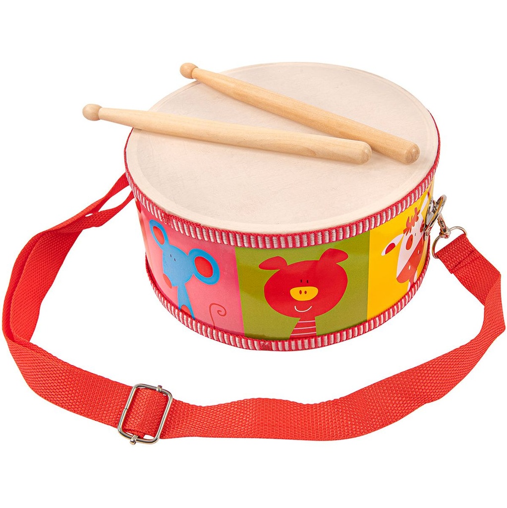 PP Early Years Wooden Drum - Animals