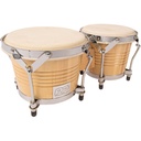 PP TUNABLE BONGOS- NATURAL WOOD- CHROME HARDWARE