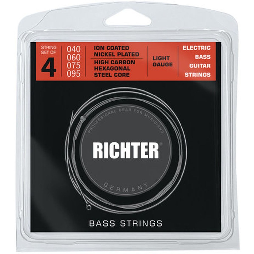 Richter Electric Bass Strings 4 String Light Gauge 040 - 095