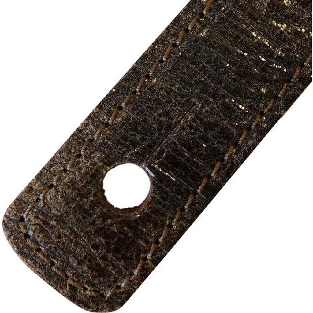 Richter Beavertail Guitar Strap Worn Natural